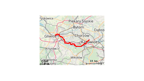 05 Gliwice - Katowice przez lasy