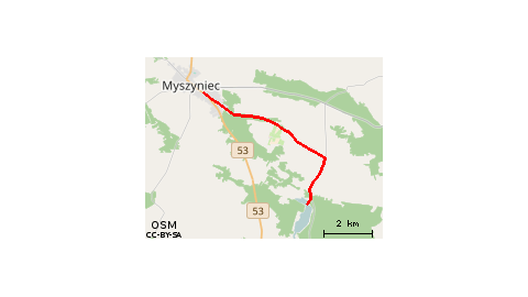 Myszyniec-zbiornik rekracyjny w Wykrocie