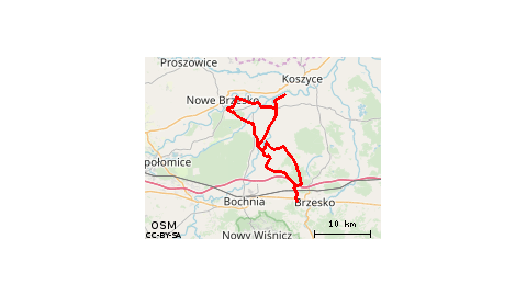 WTS Ispina - WTS Uście Solne - Eurovelo4 Brzesko