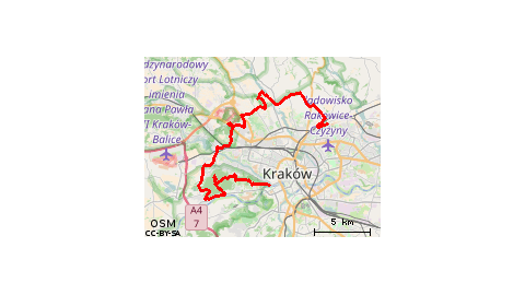 Kraków - Zielonki - Olszanica