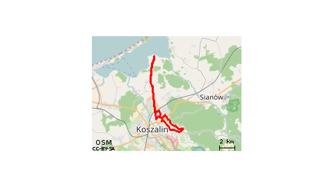 Koszalin(rokosowo)-Jamno-Łabusz-Koszalin