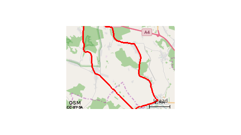 Ujazd - Zimna Wódka - Zalesie Śląskie