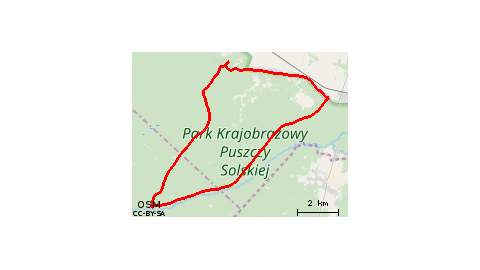 Susiec - Borowe Młyny - Kamieniołom Nowiny