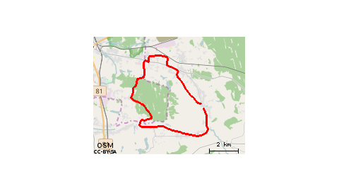 Pętla wokół lasu Baraniok