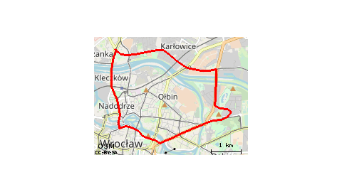 Pierwsza pętla testowa z Różanki