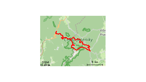 z Czerwonohorskiego Sedla na Pradziada
