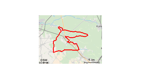 Tworóg - Leśno Uciecha (plan) on GPSies.com