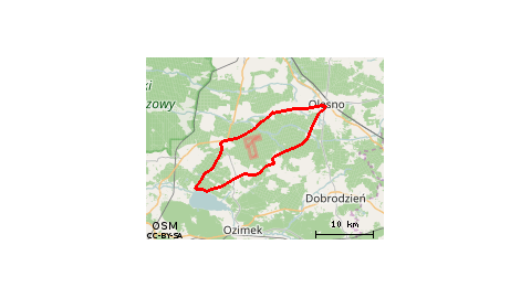 Z Olesna nad Jezioro Turawskie