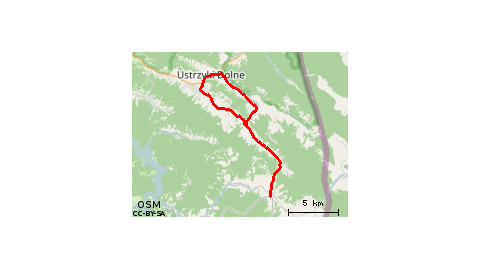 Czarna - Ustrzyki Dolne - Czarna
