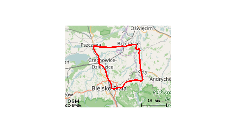 Bujaków-Pszczyna-Brzeszcze-Łęki- Bujaków