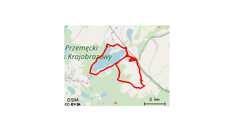Boszkowo-Letnisko - PKP - Ujazdowo - Włoszakowice - Boszkowo-Letnisko - Jezioro Dominickie (pętla) - Dominice - Boszkowo-Letnisko - Ujazdowo 