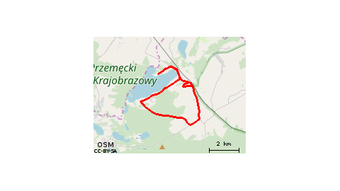 Boszkowo-Letnisko - Włoszakowice - Dominice - Boszkowo-Letnisko - Turystyczna - Ujazdowo 