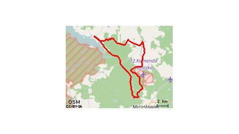 Lubieszewo - Mirosławiec - Żabinek