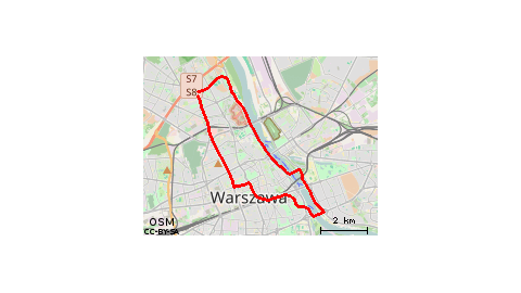 Fajna trasa po Warszawie