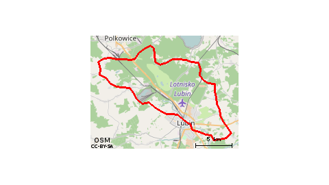 Lubin - Czerniec - Rynarcice - Lubin