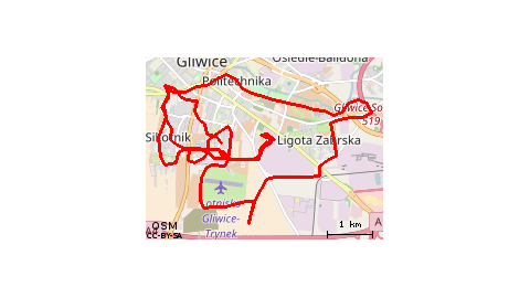 Gliwice Dookoła Wieczorem 