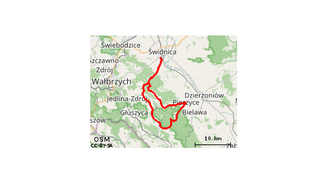 Świdnica - Zagórze Śląskie - Sokolec