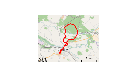 Głogów - Leśna Dolina - Głogów