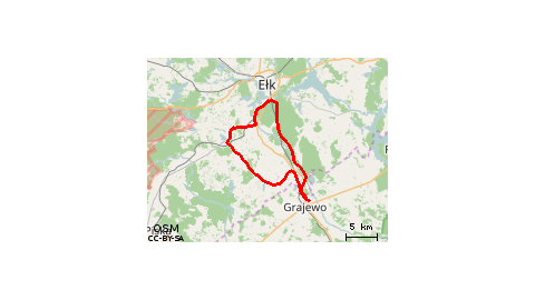 Grajewo - Glinki - Bajtkowo - Prostki   