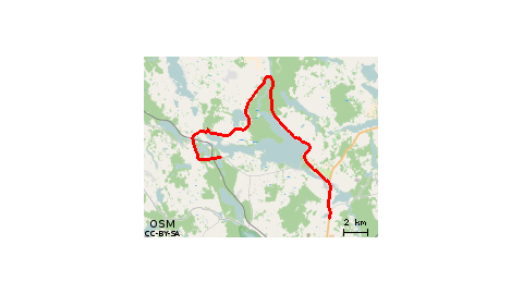 Wokół jeziora Łaśmiady