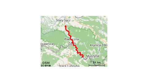 Barcice Dolne - Żegiestów Zdrój