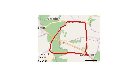 Jazda przez Zimnodol przez Kosmolow