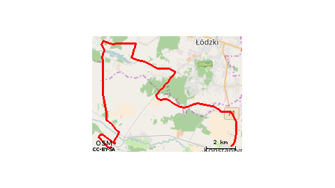 Knz-Lutomiersk-Zgniłe Błota-Babiczki-Knz