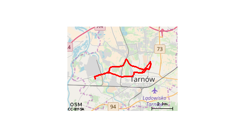 Os. Legionów -> Moscice -> Os. Legionów