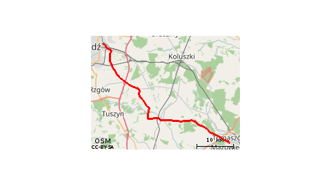 z Tomaszowa do Łodzi