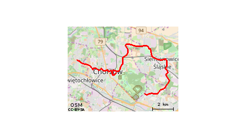 z WPKIW przez Michałkowice i Maciejkowice