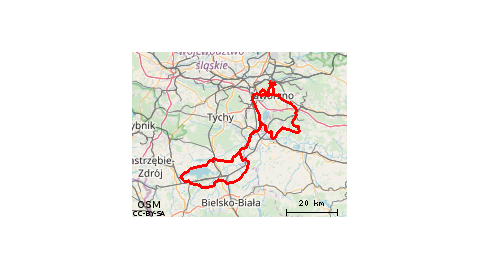 204km! 08.04.2018 Goczałkowice