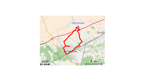 Żyrardów - Baranów - Żyrardów