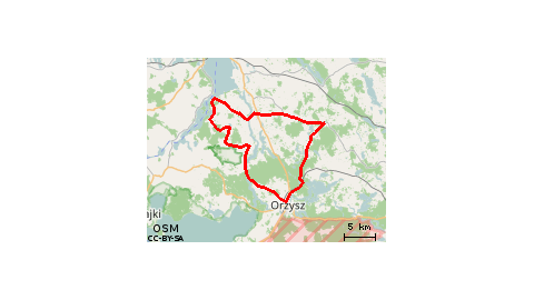 Orzysz, Pamry, Rydzewo, Orzysz