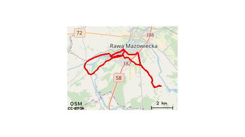 Bogusławki Małe - Rawa Mazowiecka - Boguszyce 