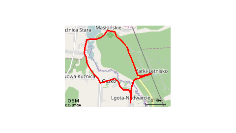 Nadwarcie przez kładkę w Masłońskim 