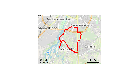 Nowe Miasto-Plac Papieski-Żwirownia-Nowe Miasto