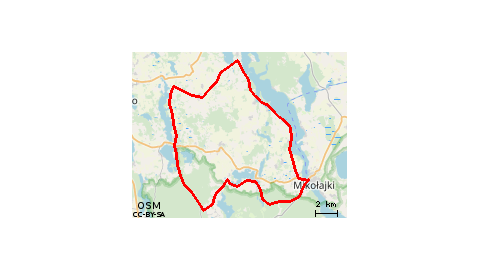 Mikołajki - Kosewo - Mikołajki