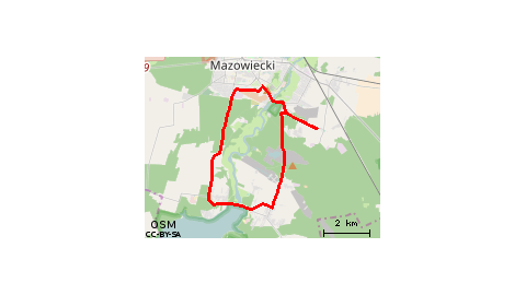 Zalew Sulejowski - Tomaszów - Wąwał