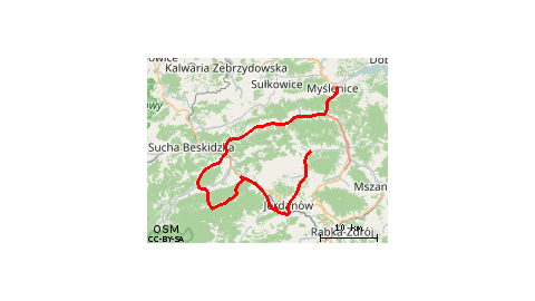 Myślenice - Maków Podh. - Jordanów - Myś