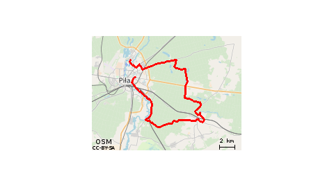  Piła - Jeziorki-Kaczory-Kalin-Piła