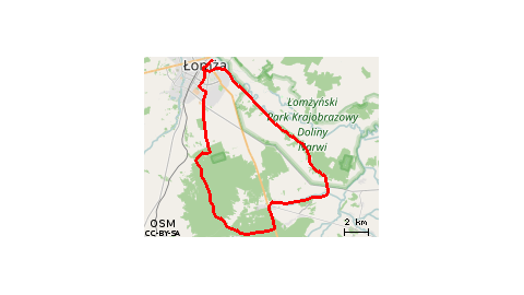 Łomża - Czerwony Bór - Łomża