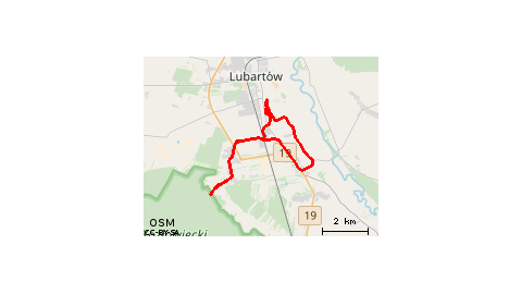 Lubartów -Annobór - Lubartów - Łucka - Lubartów.