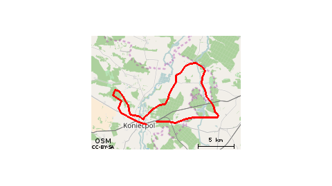 Koniecpol - Marianów - Zaróg - Pękowiec - Stary Koniecpol 