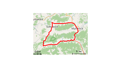 Myślenice - Bieńkówka - Sułkowice - Rudnik