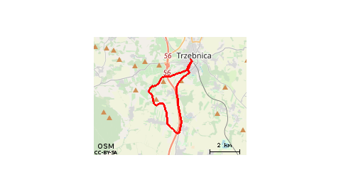 Trzebnica - Wisznia Mała - szlakiem wąskotorówki do Trzebnicy