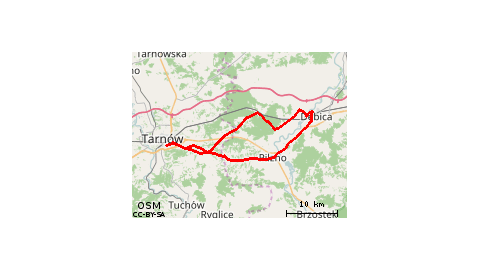 Tarnó-Chotowa-Dębica-Pilzno
