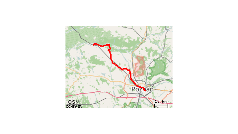 Z Wronek przez Szamotuły do Poznania