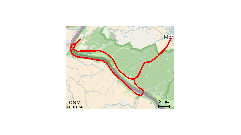 Moryń-wzdłuż Odry-Moryń