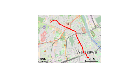 Warszawa, ul. Kwitnąca -ul. Wilcza