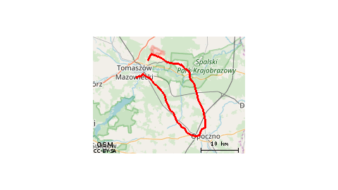 Trening przez Opoczno 